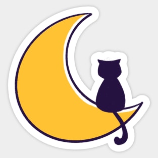 Lunar Cat Sticker